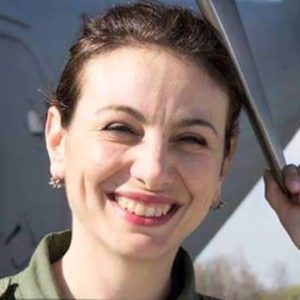 Simona Maierean, pilotul de C-17 Spartan care transportă echipamente pentru medici