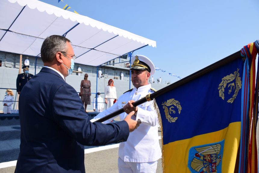 Ceremonie de schimbare a conducerii Forțelor Navale Române